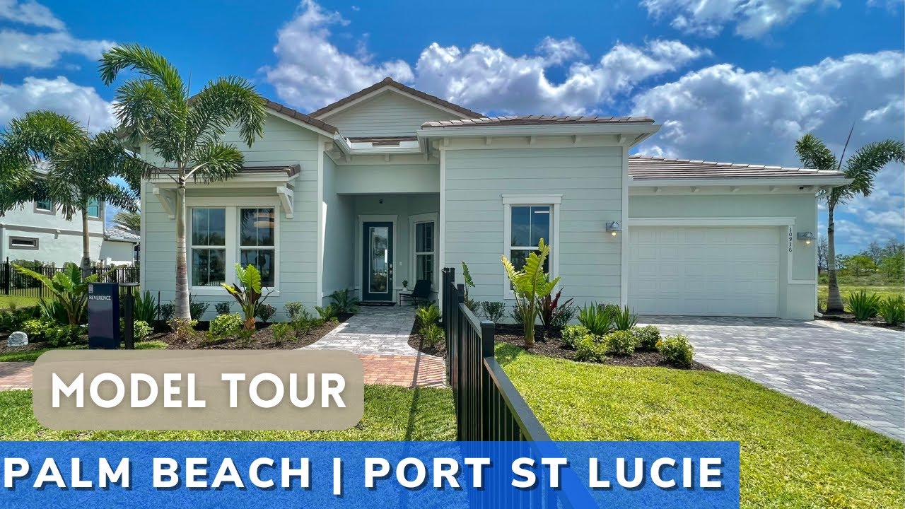 3 Bed + Den | New Construction Model Home Tour Palm Beach Gardens & Port St Lucie Florida