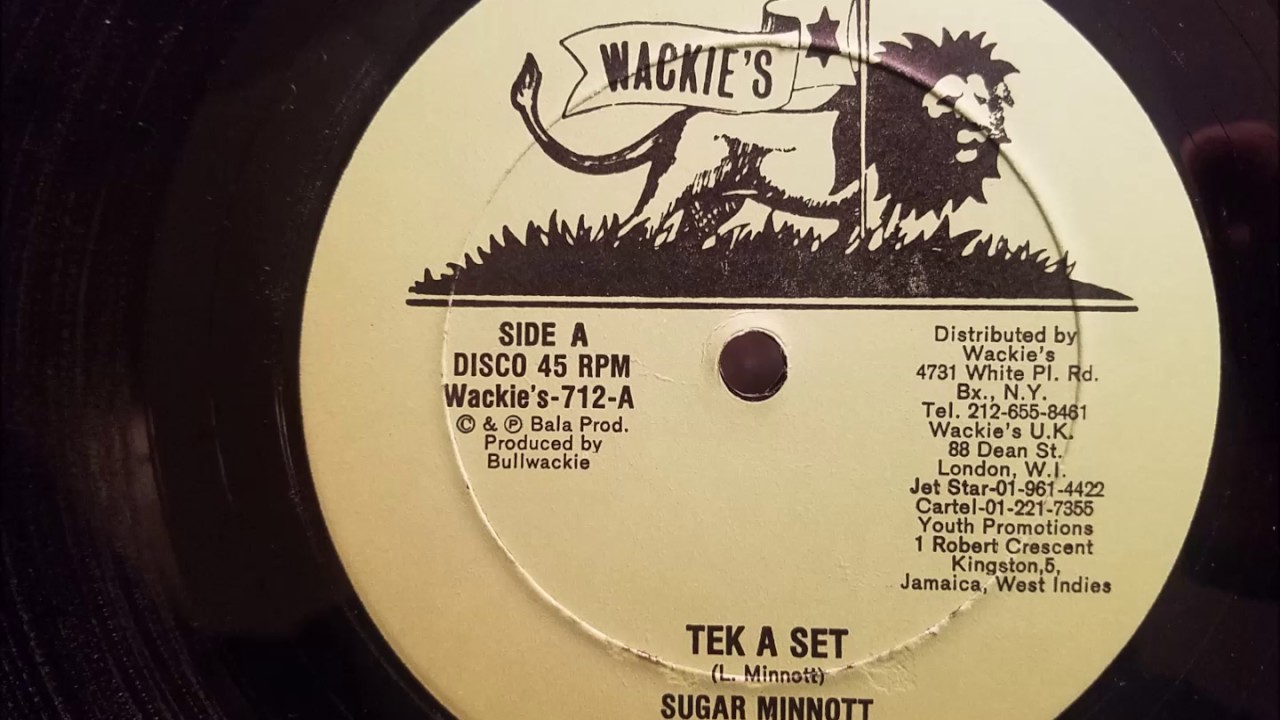 Sugar Minott - Tek A Set w/ Version - Wackies 12