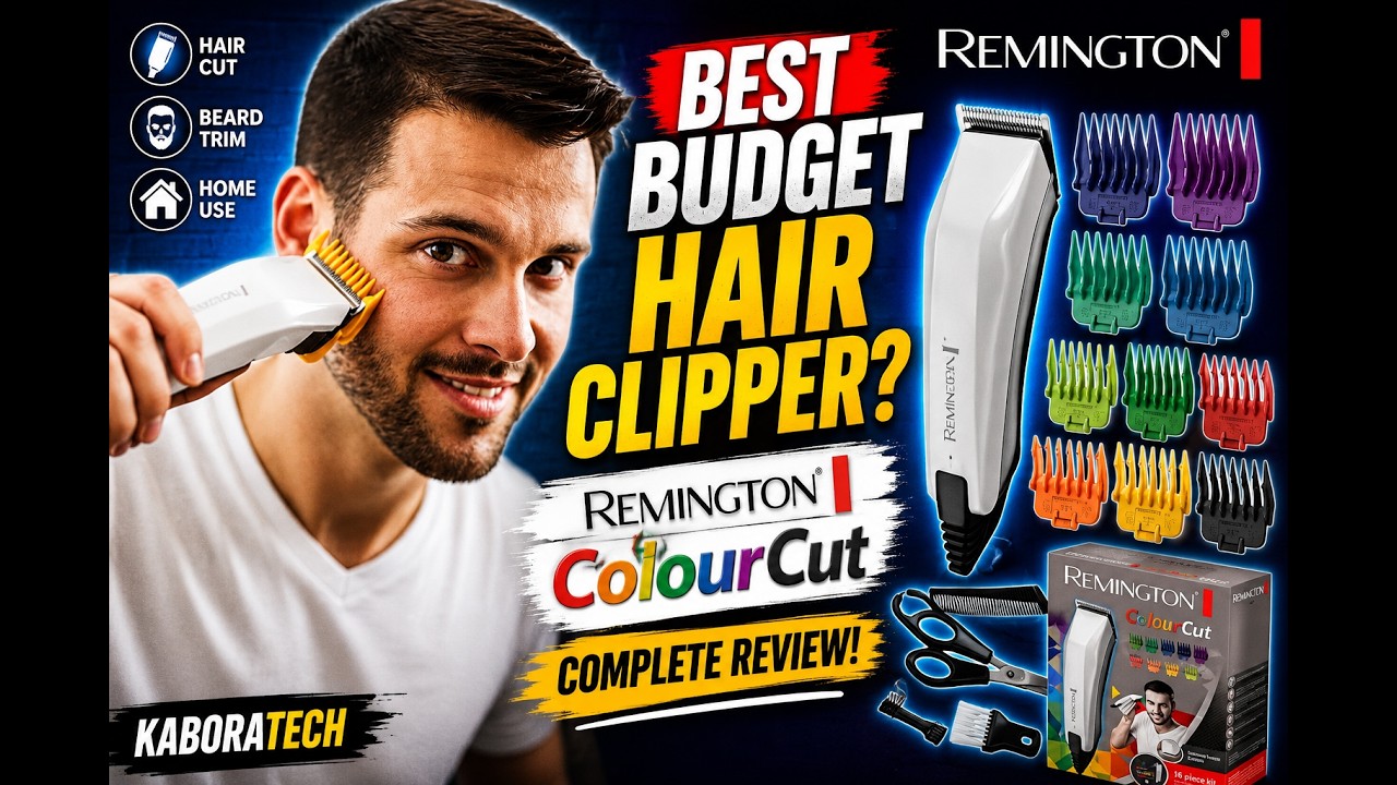 Remington HC5035 Corded Colour Cut Hair Clipper