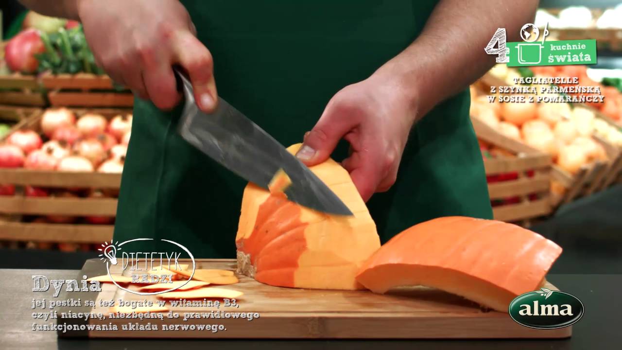 Alma Smart Menu - Tagliatelle z szynką parmeńską w sosie z pomarańczy