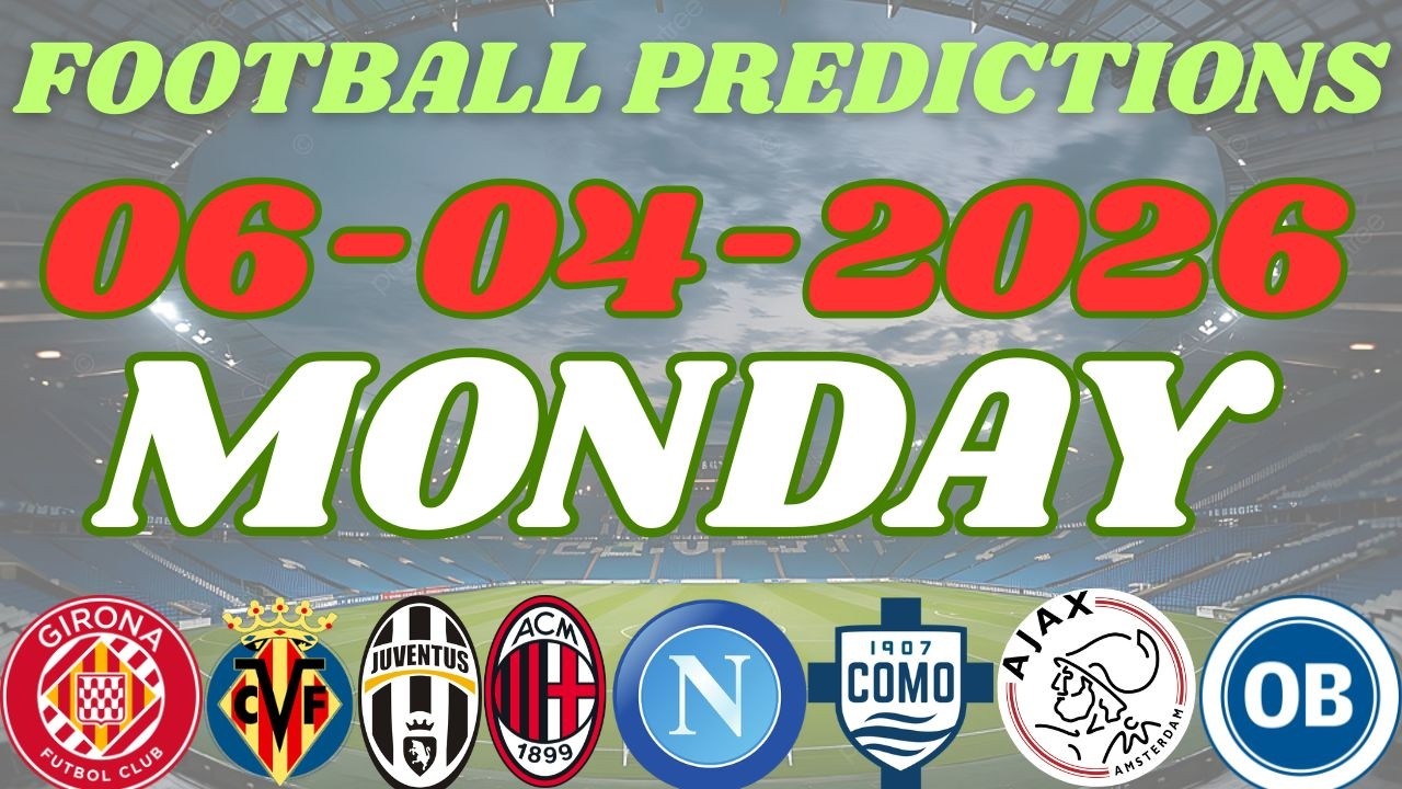 MONDAY SAFE BETTING PICKS [06/04/2026] | Today's Football Prediction to Stake and Win #prediction
