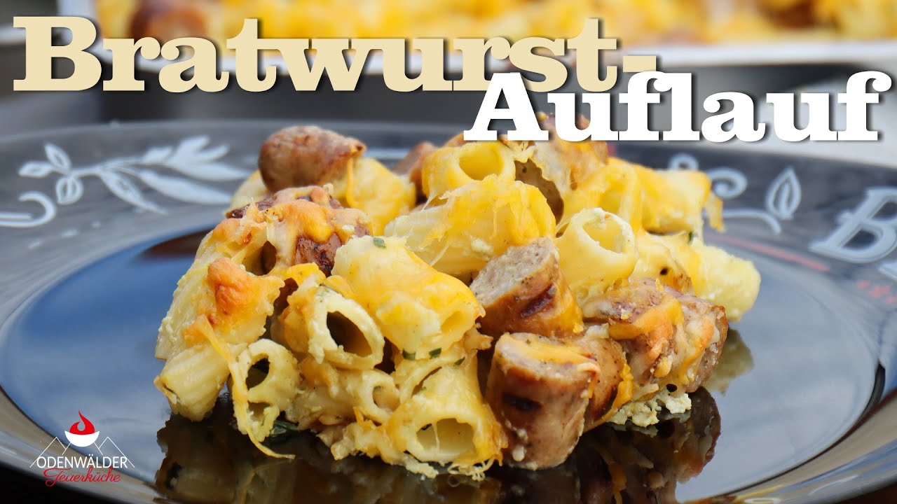 Bratwurst Auflauf - Resteessen