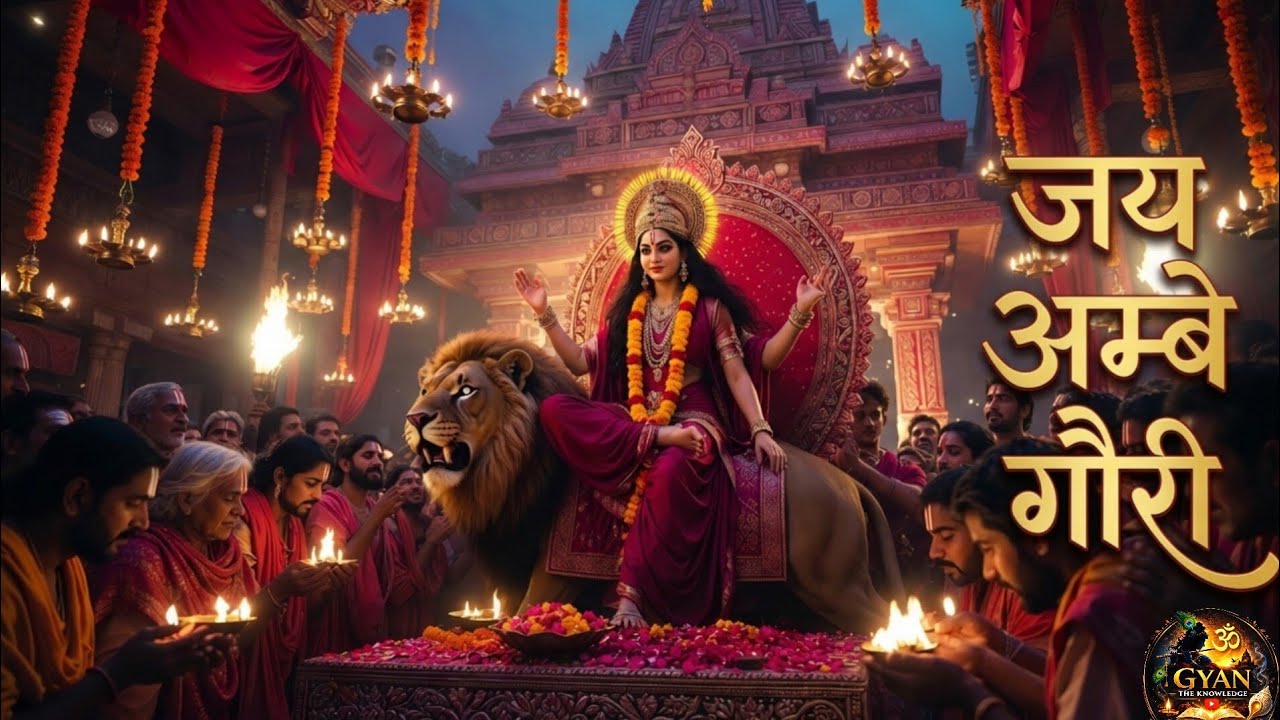 Jai Ambe Gauri Aarti | Navratri Special Aarti | Ambe Maa Bhajan | Durga Maa Aarti#maa #viral #bhajan