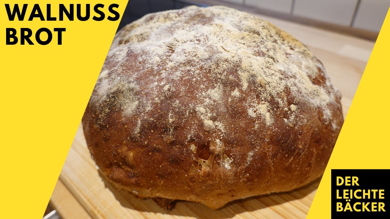 Köstliches Walnussbrot selbst gemacht | einfach und schnell Brot backen | Besser als gekauftes Brot