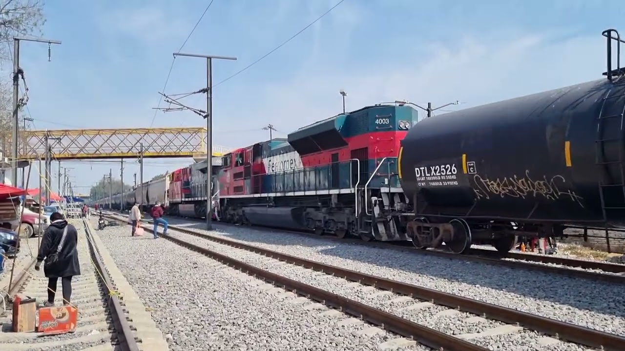 FXE 4919 4057 4003 4663 QPNMX QUÍMICO PIEDRAS NEGRAS MÉXICO AL SUR CON SALUDO DEL MAQUINISTA 
