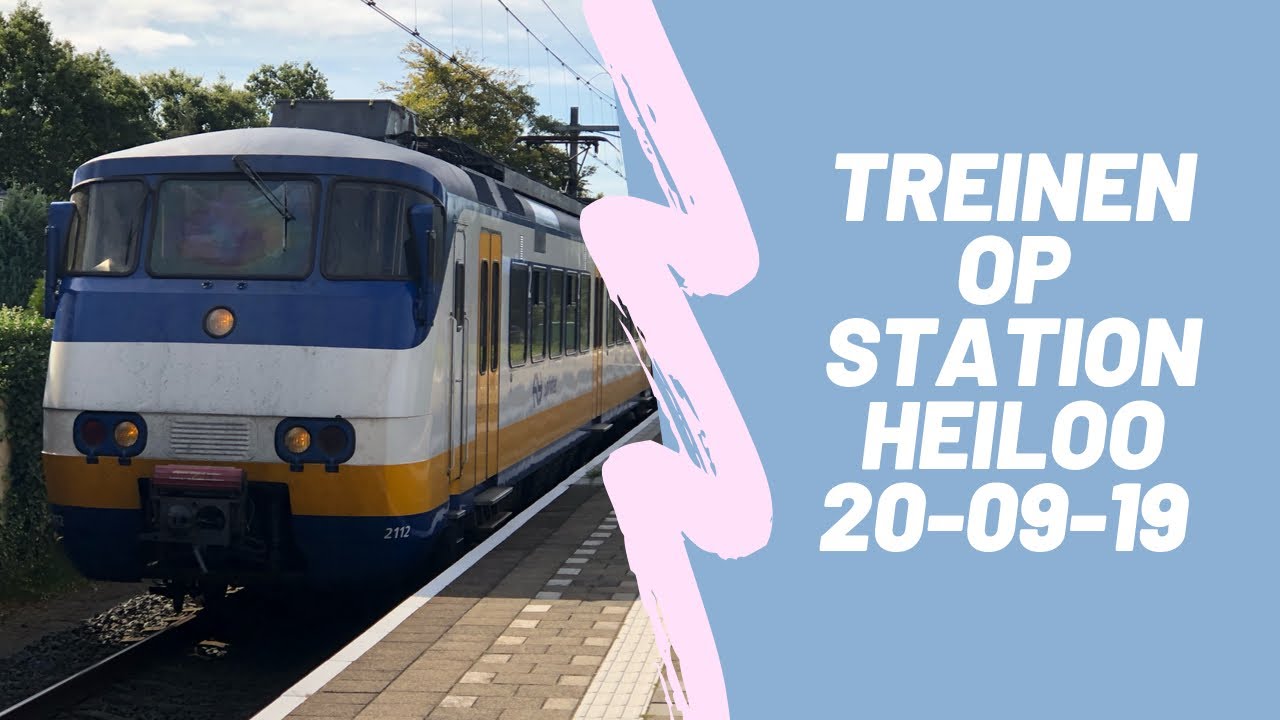 Treinen op station Heiloo - 20 september 2019