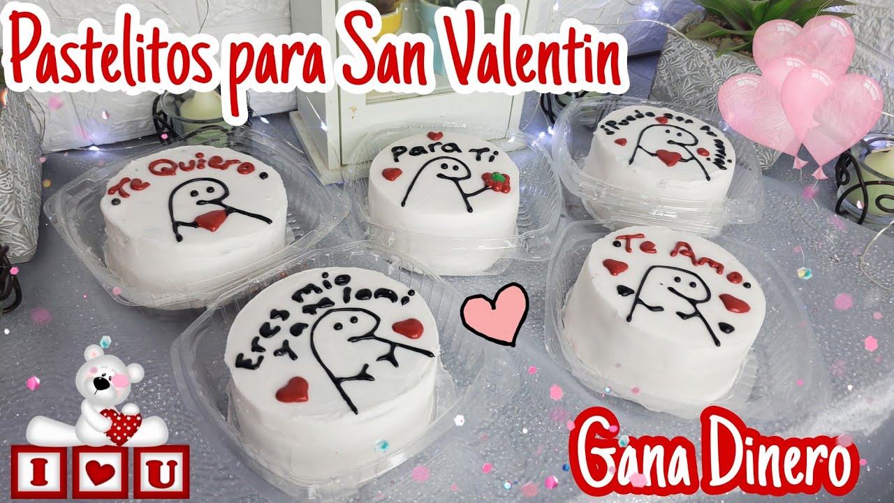 GANA DINERO VENDIENDO EN SAN VALENTIN ❤ PASTELITOS 14 DE FEBRERO 💰