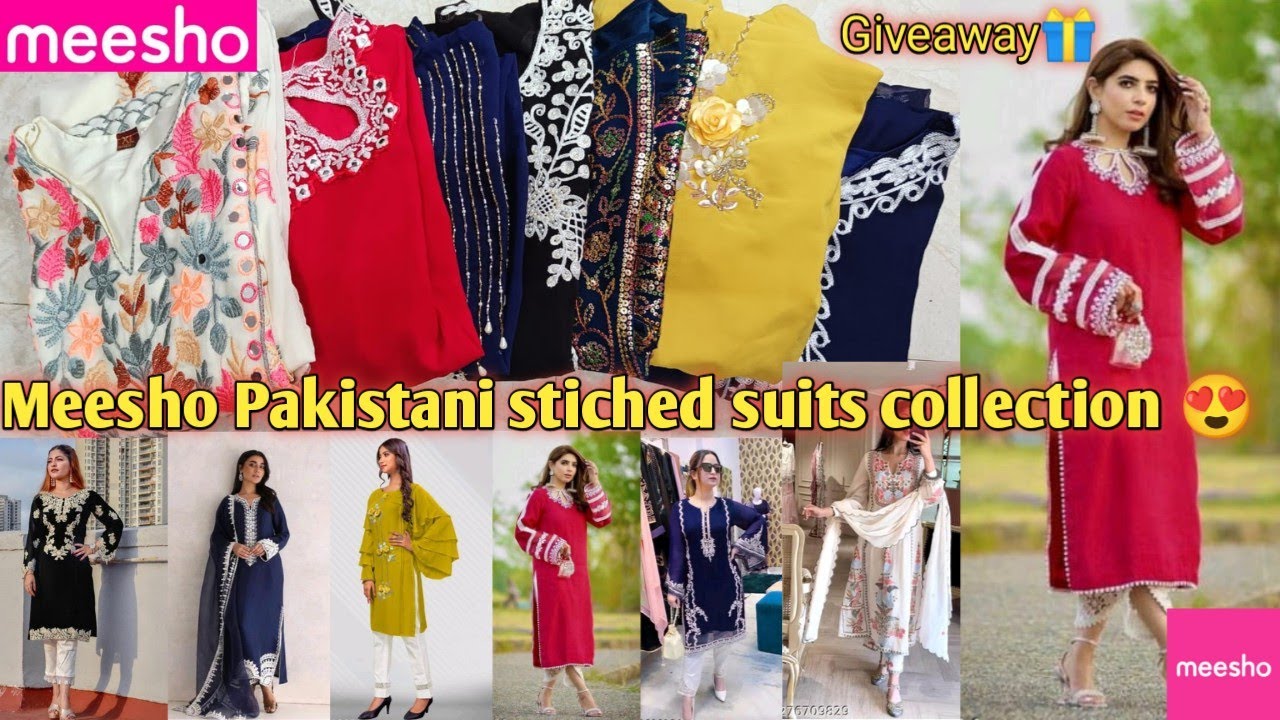 Meesho stiched pakistani suit review | Meesho Georgette kurti haul | meesho Pakistani suits review😍
