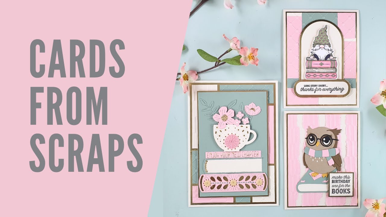 Make the Most of Your Cardstock Scraps with Embossing Folders for cardmaking