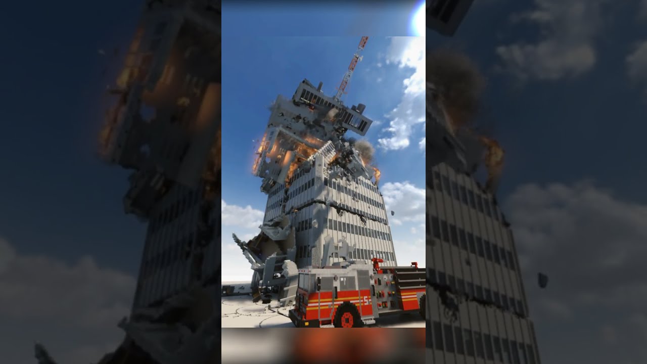 Slowmo Building Collapse  - EXP #133