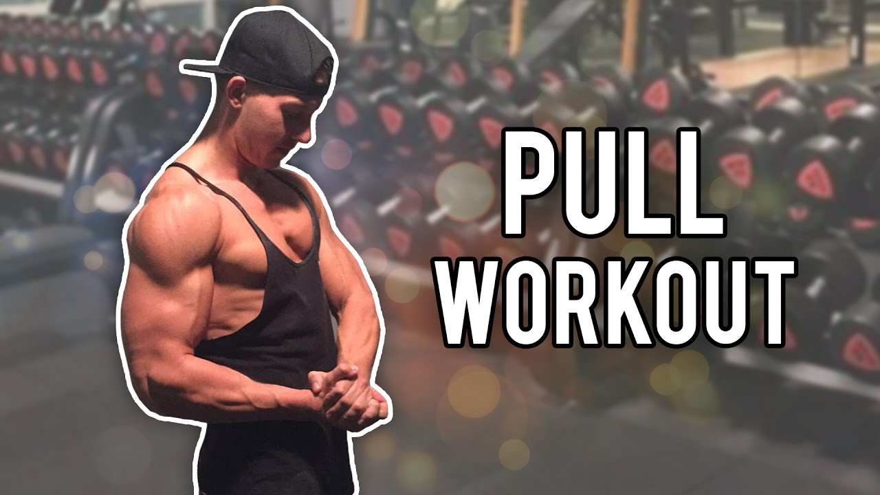Pull Workout (FULL ROUTINE) voor GROTE RUG & BICEPS en BEDREIGD IN DE GYM