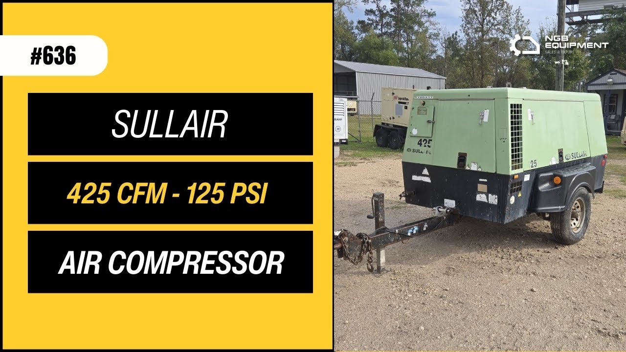 Sullair 425 CFM  Portable Air Compressor | #aircompressor #usa #texasequipment