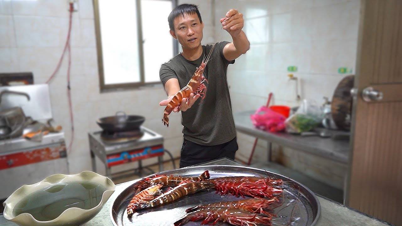 手臂長的頂級&ldquo;大鬼蝦&rdquo;，比大龍蝦還值錢，煮7條來試試味道