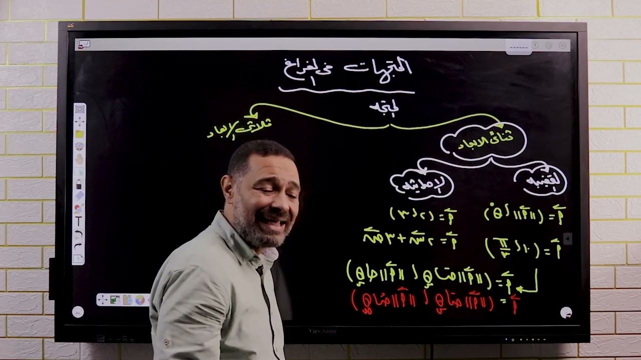 الوحده الاولي هندسه فراغية -المتجهات في الفراغ - دفعة 2025 النظام الجديد