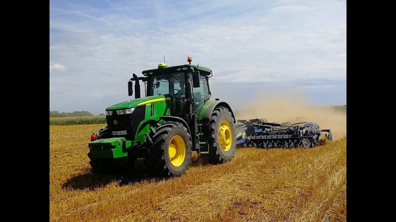 K.T.K. Kft. Tárcsázás 2019. John Deere 7250R + Rolmako U671 Pro