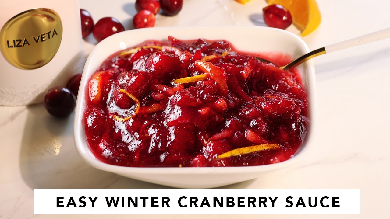 Delicious Cranberry Sauce for Winter