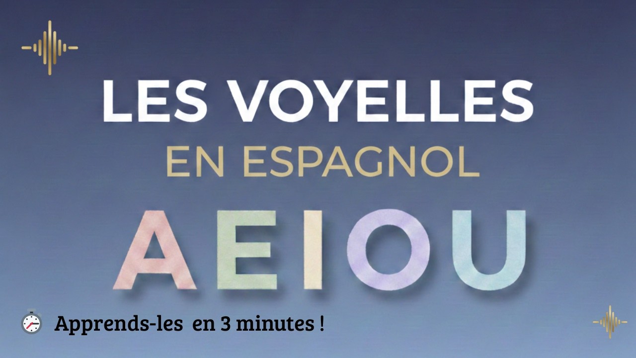 ✅ Maîtrise facilement les voyelles en espagnol