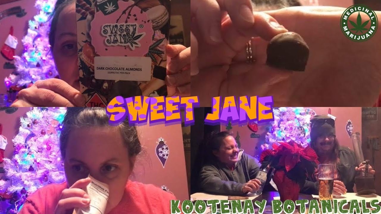 Donna Reviews &ldquo;Sweet Jane&rdquo; (Dark Chocolate Almonds) 150mg THC From Kootenay Botanicals