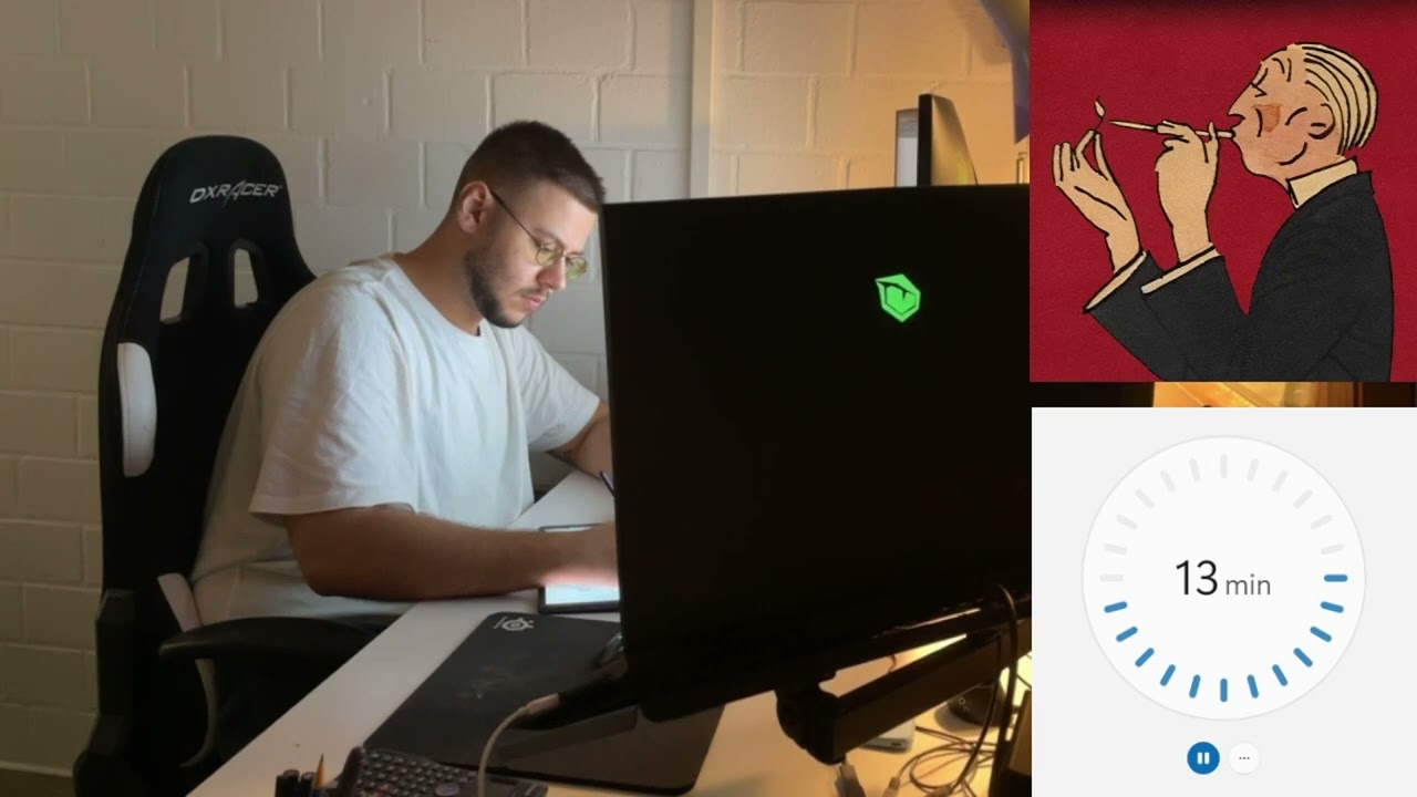 Study With Me | 1 Hour Pomodoro Session