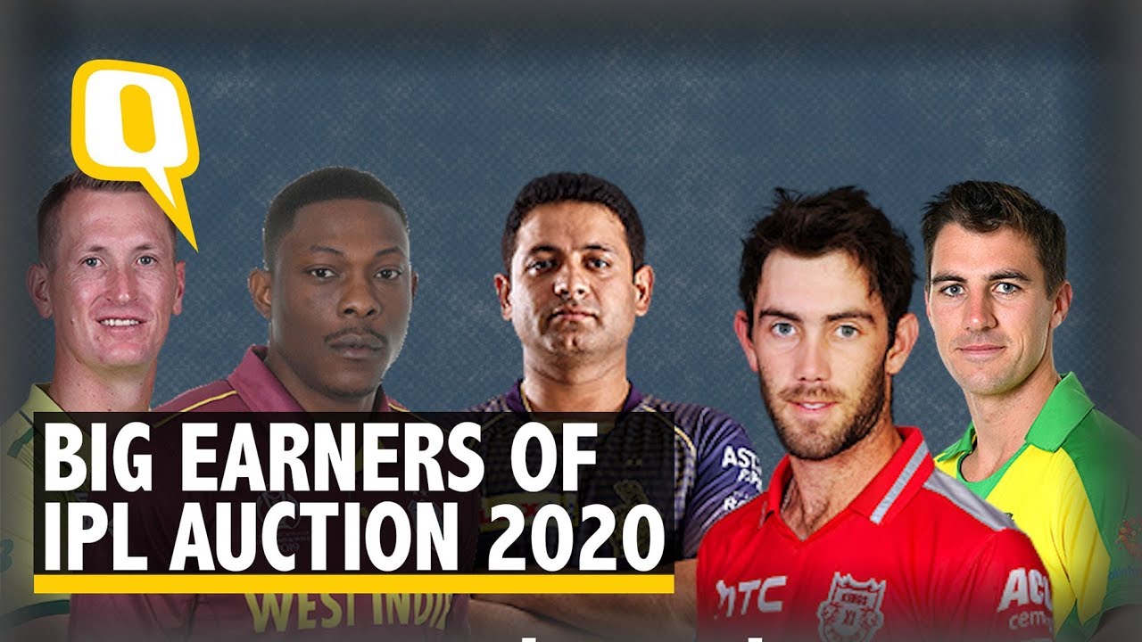 IPL Auction 2020: Here Are the Players Scooped Up for Huge Sums | The Quint