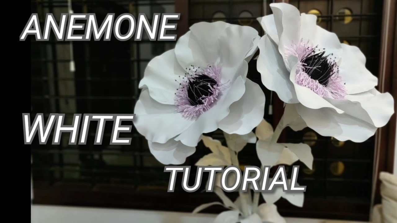 Tutorial for white anemone