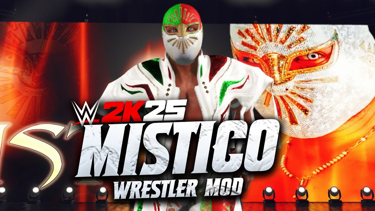 WWE 2K25 MISTICO w/Call Name GFX | New WWE 2K25 Mods