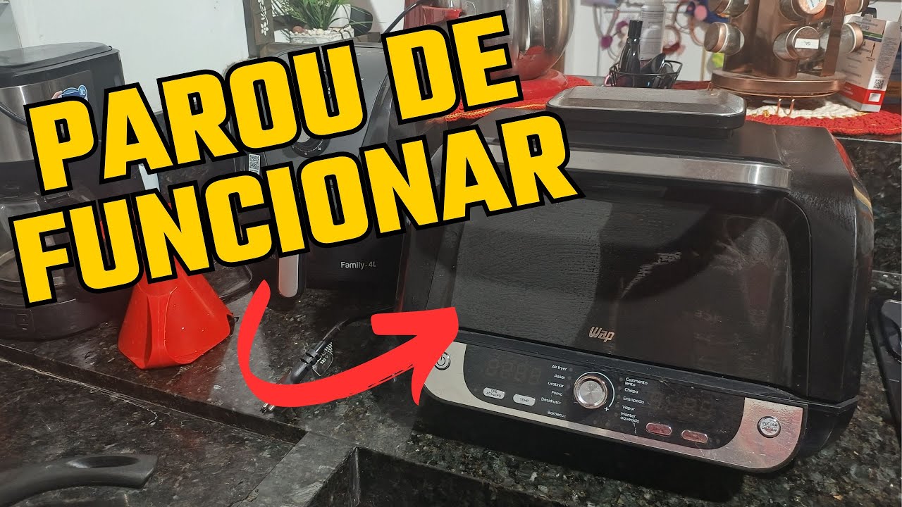 DEU RUIM! | Air Fryer Barbecue da WAP Quebrou
