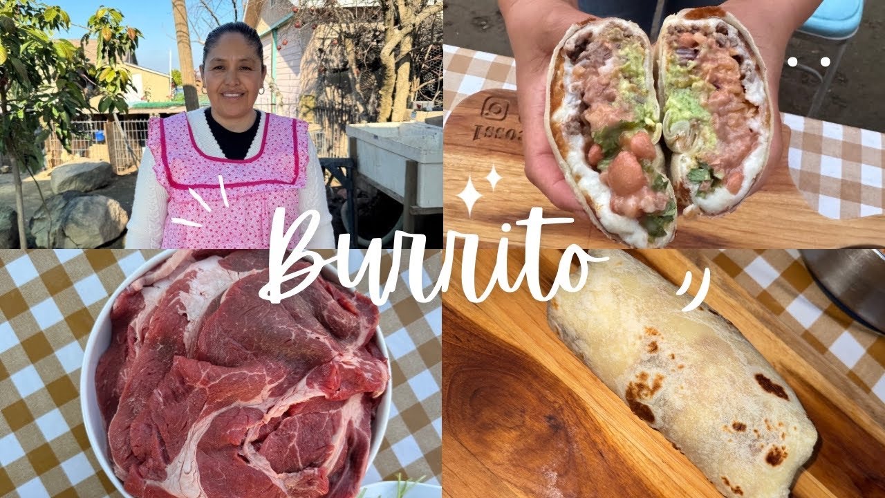 RECETA DE BURRITOS DE ASADA