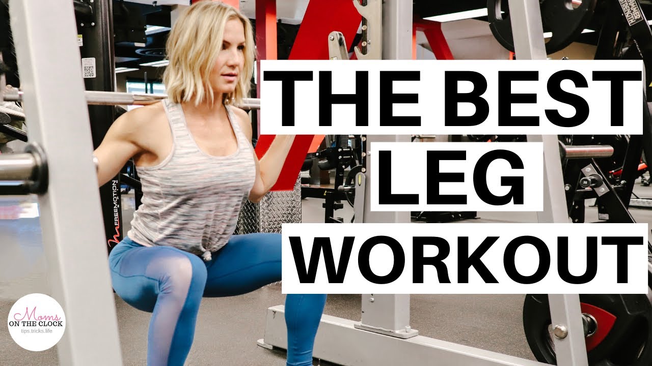 Best Leg and Butt Workout at the Gym | Moms on the Clock | Steff's Workouts