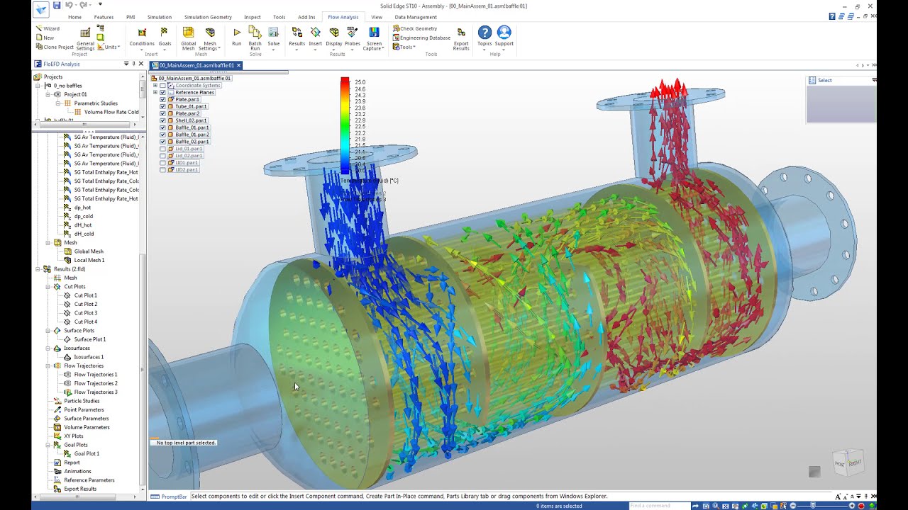 Simcenter FLOEFD for Solid Edge demo video - Heat Transfer | #SimcenterCFD #HowToSimcenterFLOEFD