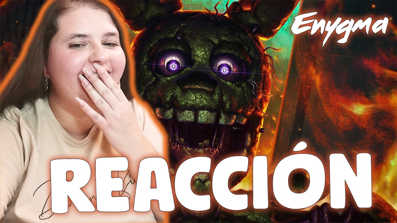 SUA AGONIA RAP (FNAF - Springtrap/William Afton) || Enygma || REACCIÓN *directo* - Its Aileon