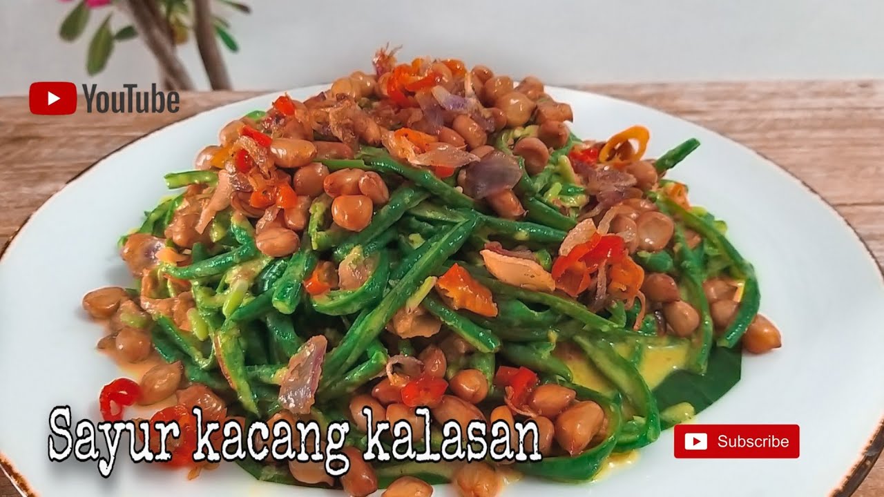 Resep Sayur Kacang Kalas || Jukut Bejek Kacang Panjang Khas Bali