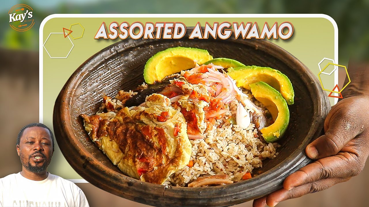 How to Make Assorted Angwamo with Corned Beef - Ghana's Flavor-Packed Oil Rice!