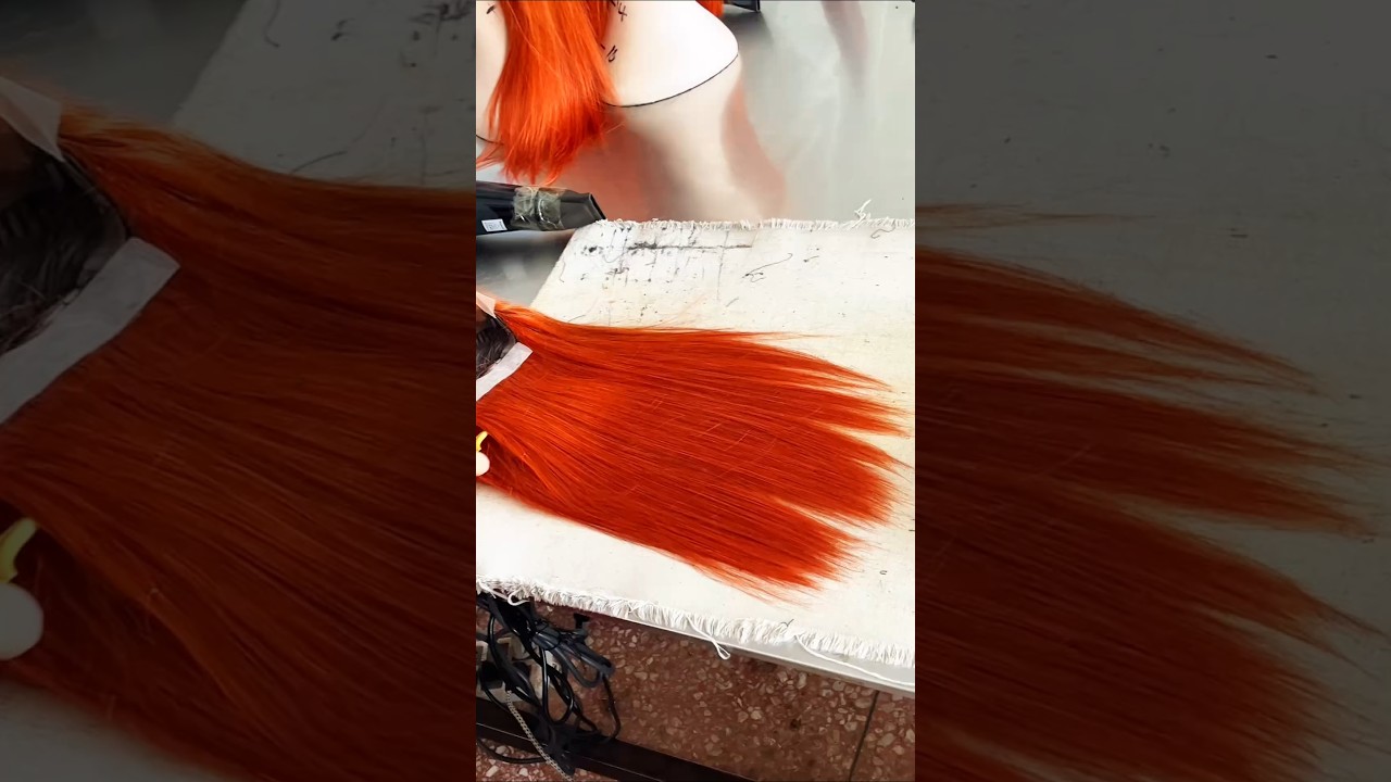 straighten wig #hair #wig #wigfactory #wigmaker #wigs #wigcare #wigginshair #wigreview #wigstyling