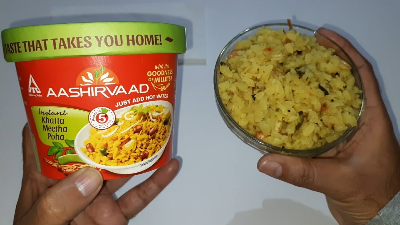 Aashirvaad Instant Khatta Meetha Poha with Millets | Ready to Eat Indian Food