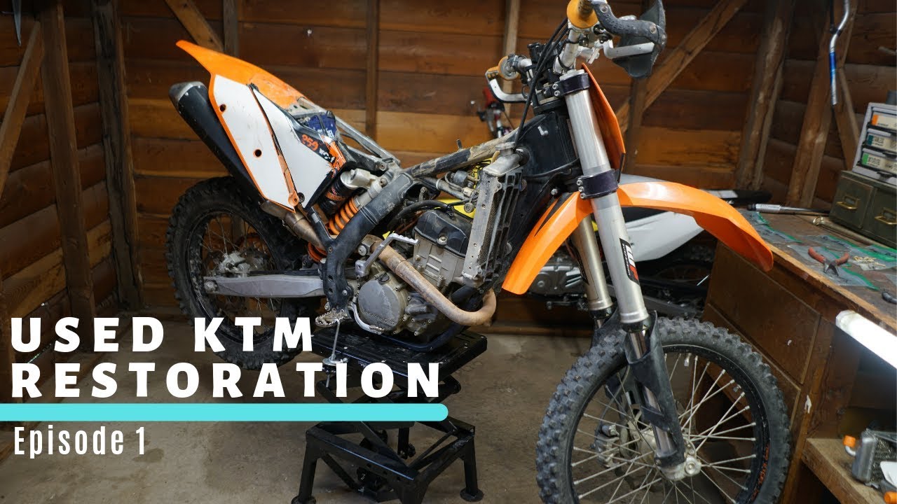 Дешевая сборка KTM 250, эпизод 1 + Разборка мотоцикла