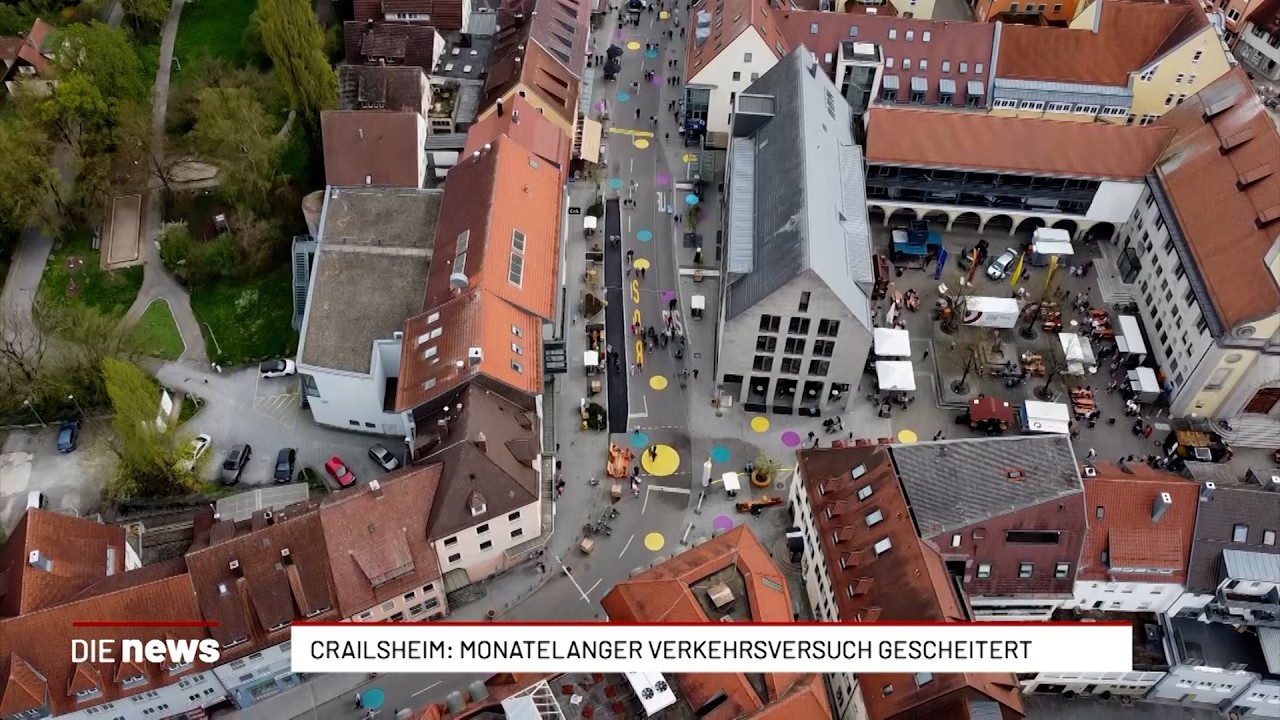 Verkehrsversuch in Crailsheim gescheitert