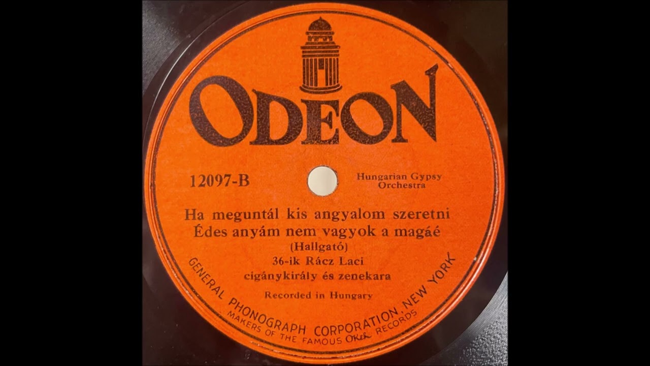 36-ik Rácz Laci Cigánykirály És Zenekara 