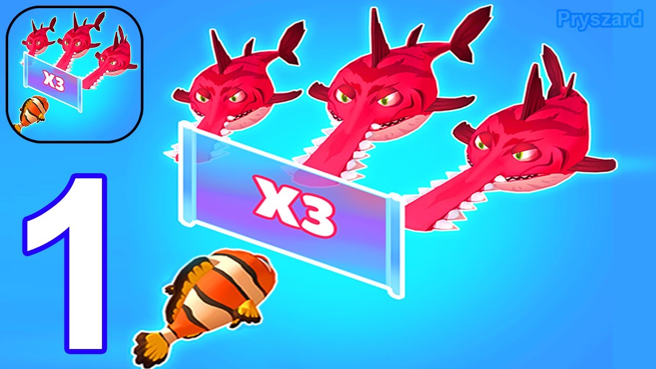 Fish Run 3D: Count Master - Gameplay Walkthrough Part 1 Level 1-10 Fishdom Adventure (iOS, Android)