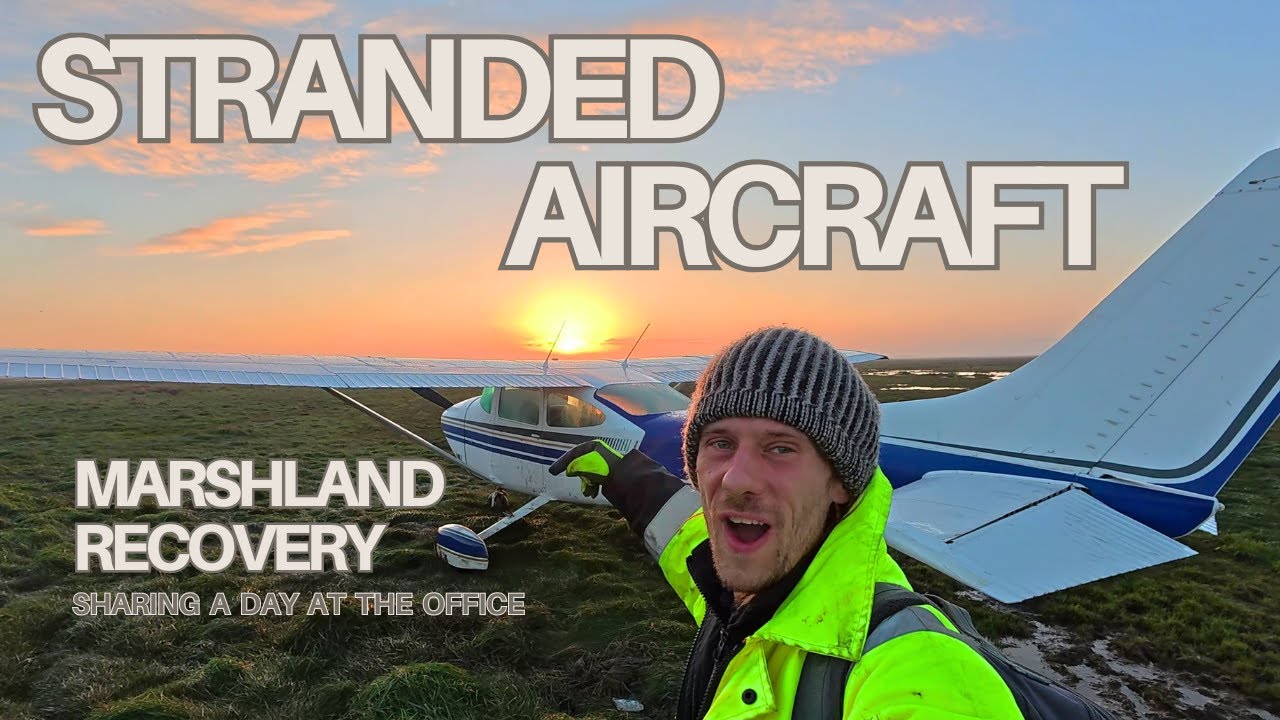 HELI LIFFTING THIS STRANDED CESSNA FROM THE MARSHLAND, “Such A Shame”