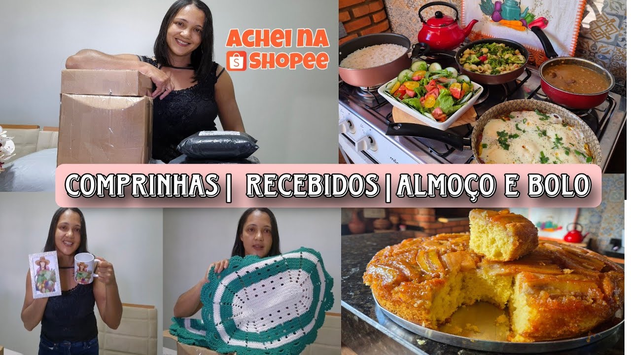 Renovando a casa com comprinhas novas♡ tudo lindo  + bolo de banana caramelizada  | almoço