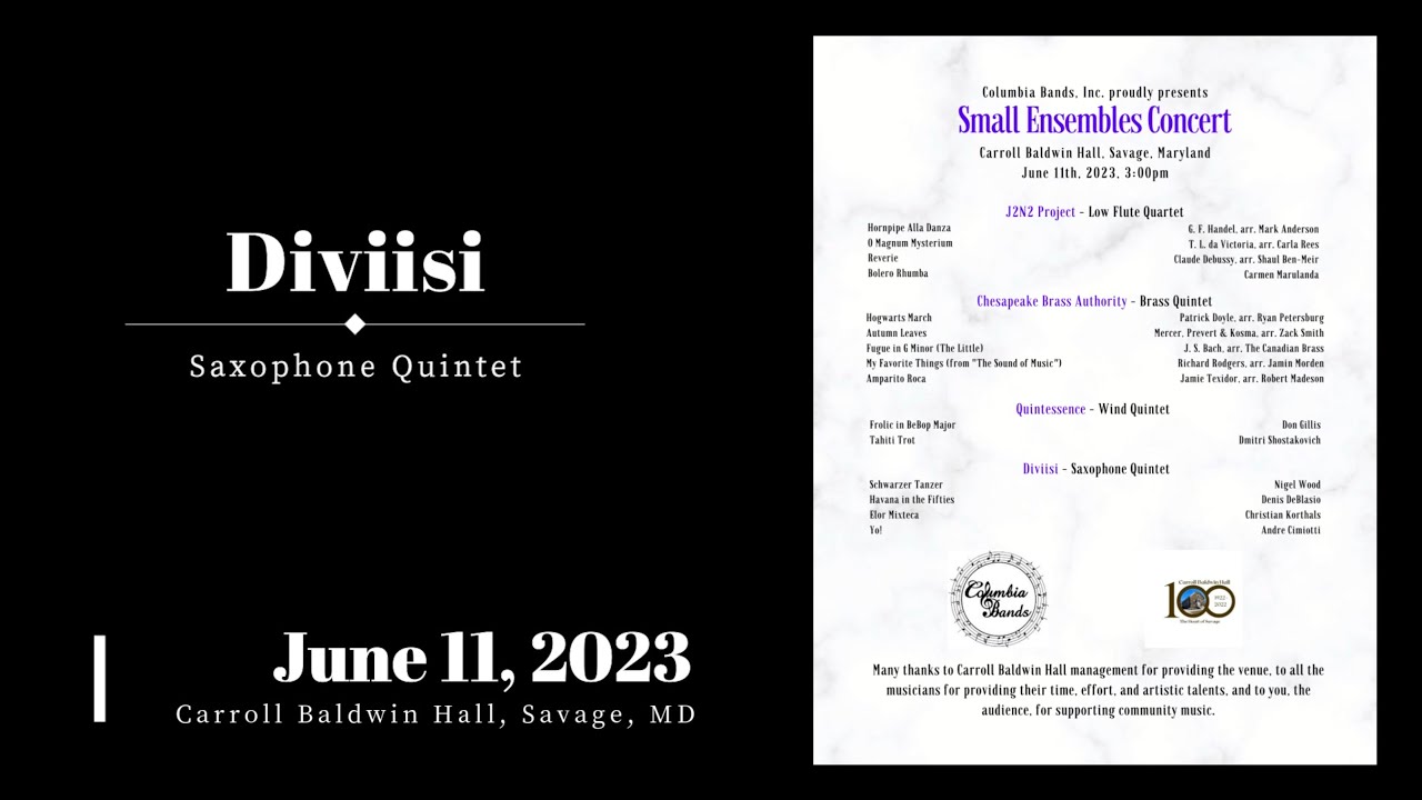 Yo! - Cimiotti [ 2023 Small Ensembles Concert ]
