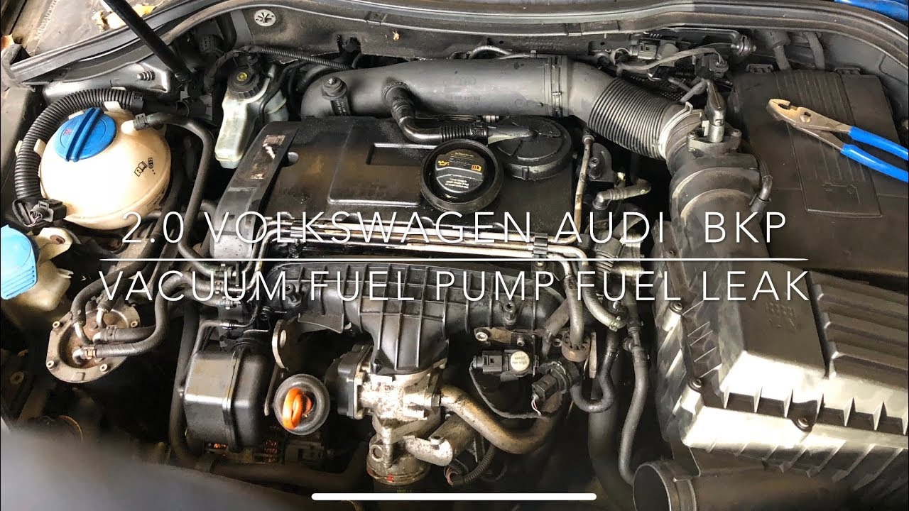 Volkswagen Passat BKP PD how to replace vacuum fuel pump gasket (2006)