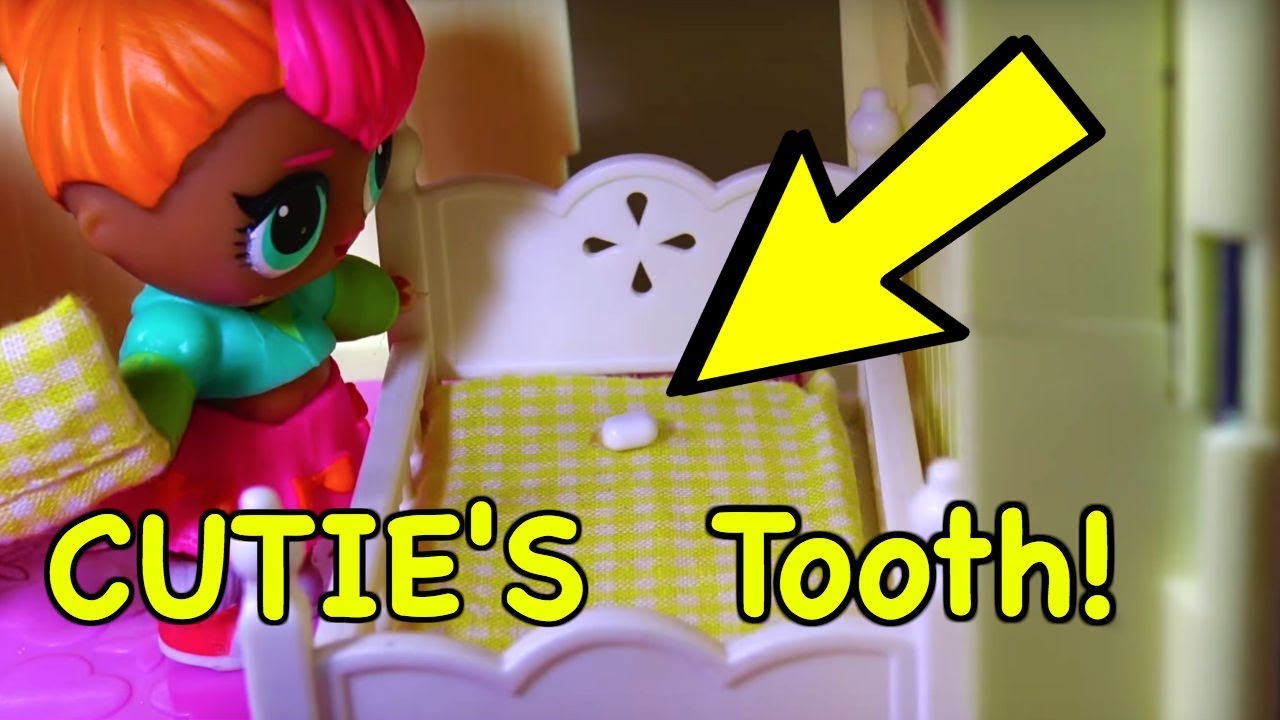 LOL SURPRISE DOLLS Cutie Loses Her Tooth And Gets A Visit From The TOOTHFAIRY!