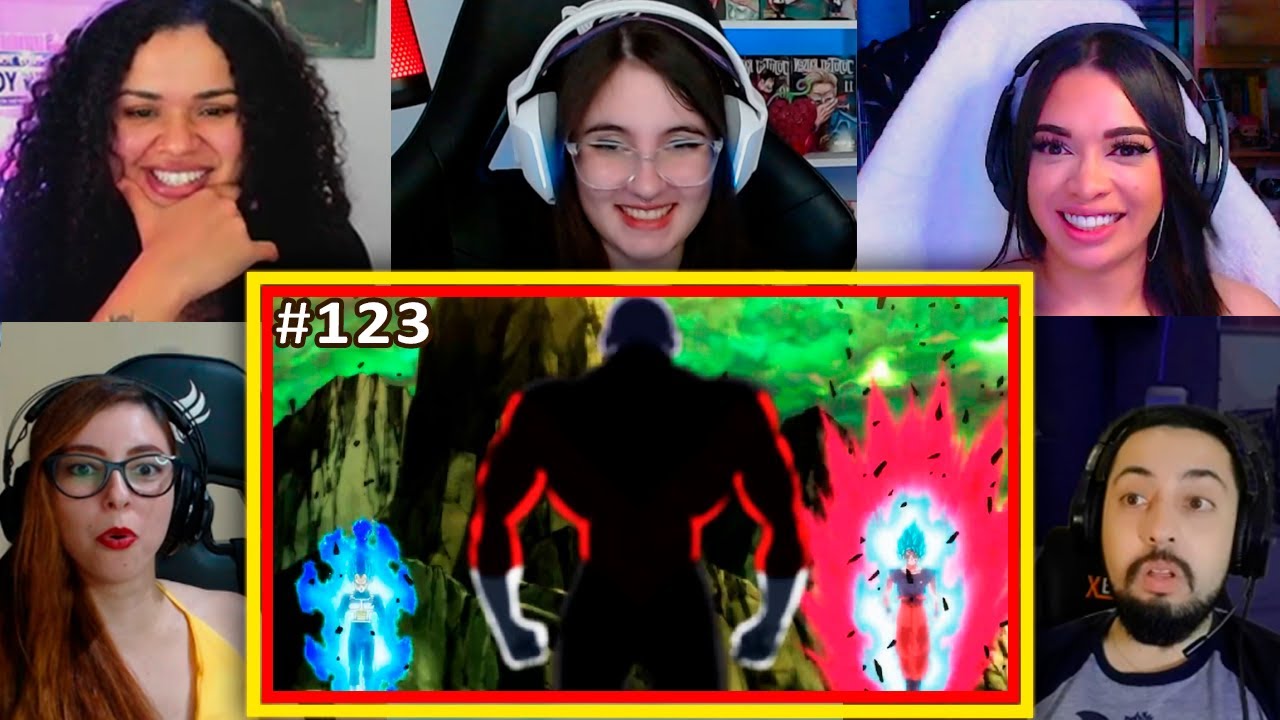GOKU E VEGETA VS JIREN!!! Dragon Ball Super Episodio 123 MULT-REAÇÕES!