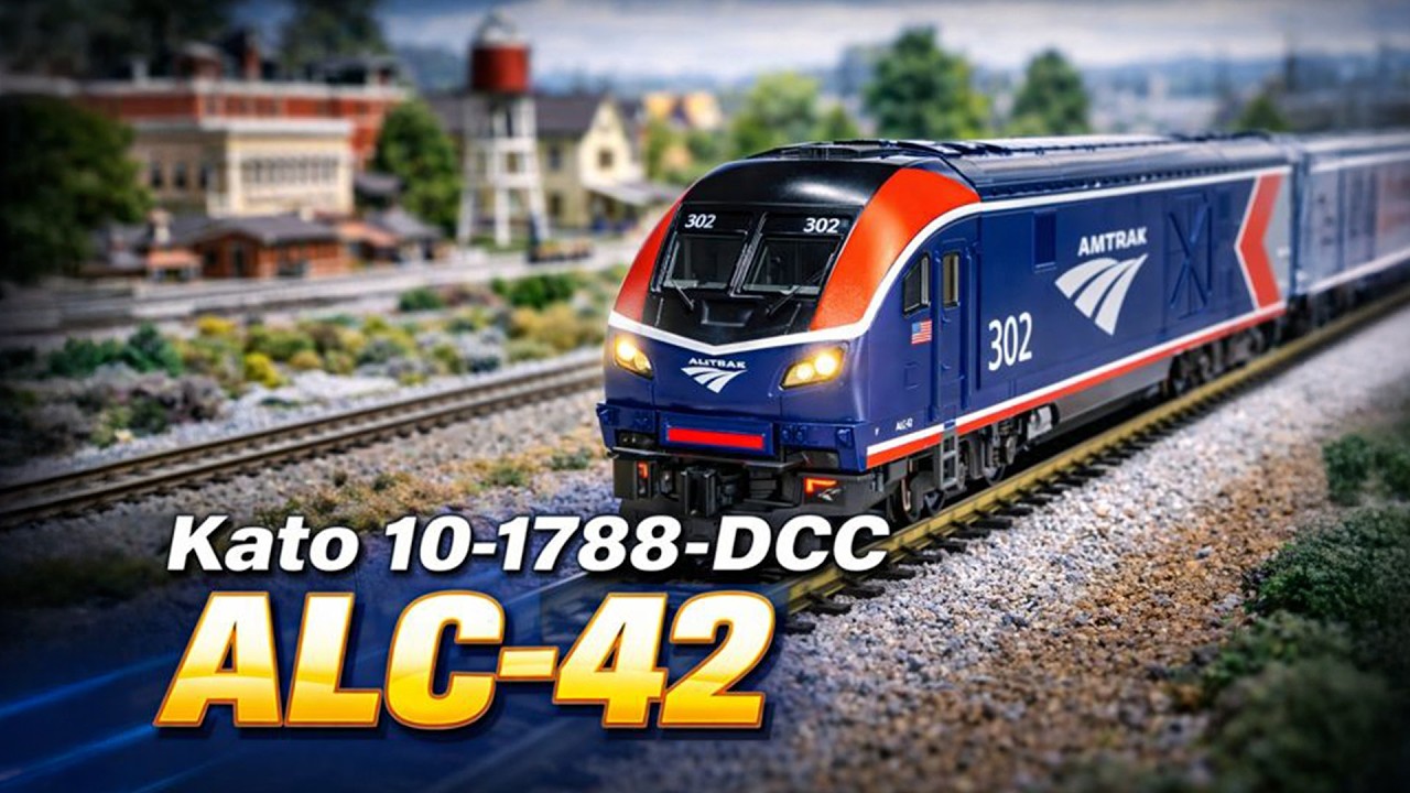 Trainz Reviews: Kato ALC-42 – N Scale Amtrak Power That Looks Incredible
