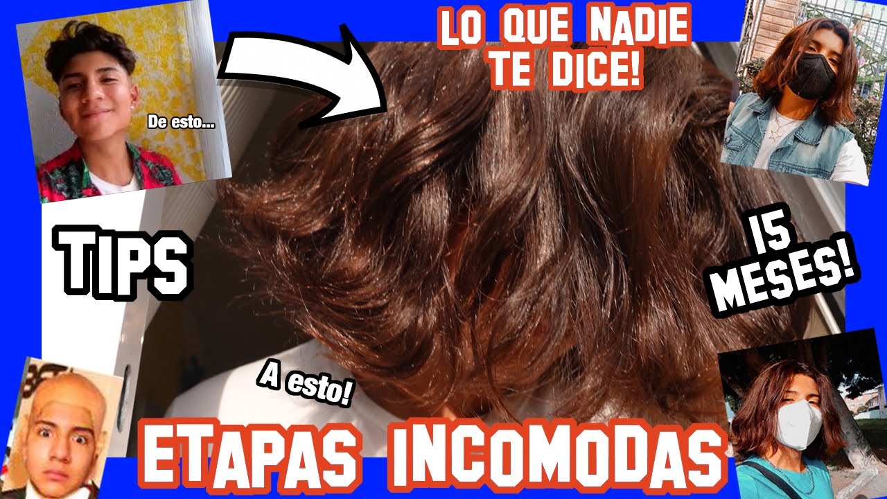 COMO Dejar CRECER El CABELLO HOMBRE || Etapas Incomodas || Consejos