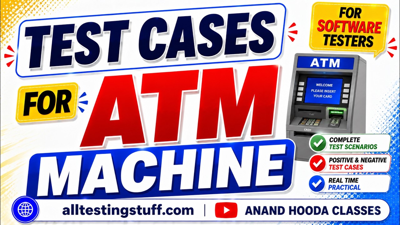 Test Cases for ATM Machine