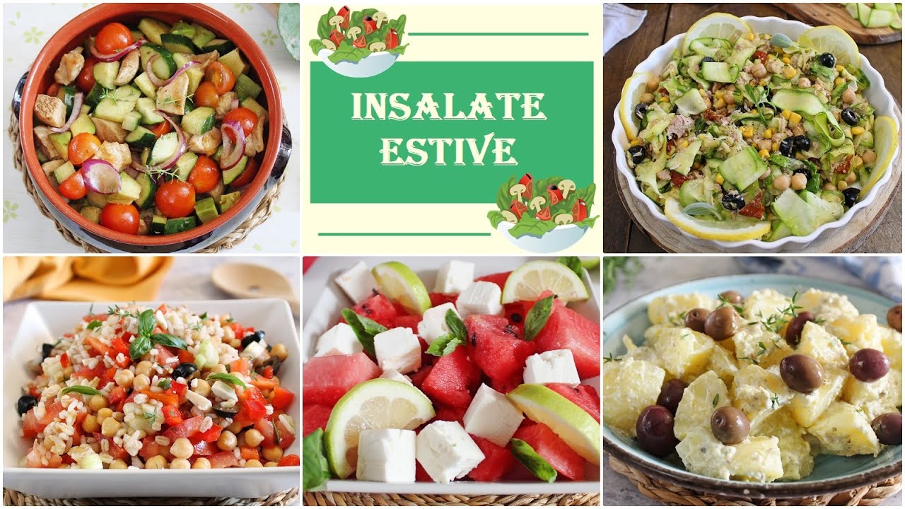 5 INSALATE ESTIVE facili ed originali🥗- La cucina di Rita