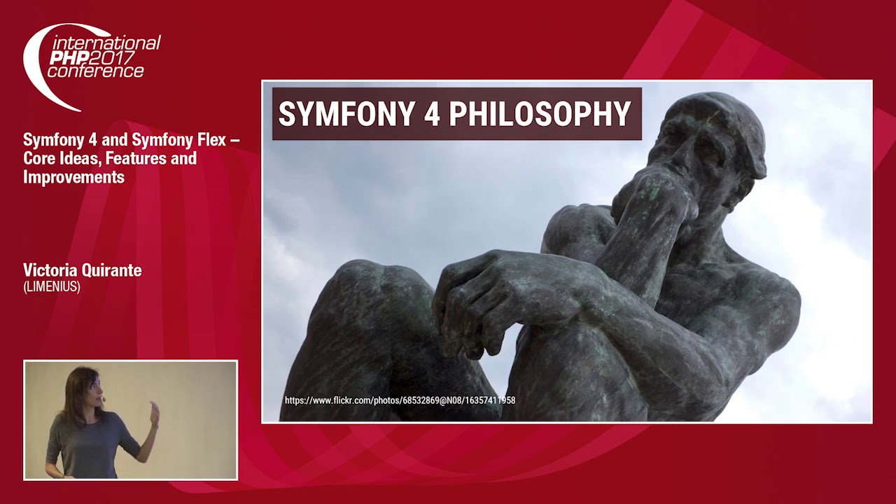 Symfony 4 and Symfony Flex &ndash; Core Ideas, Features and Improvements - IPC 2017 - Victoria Quriante